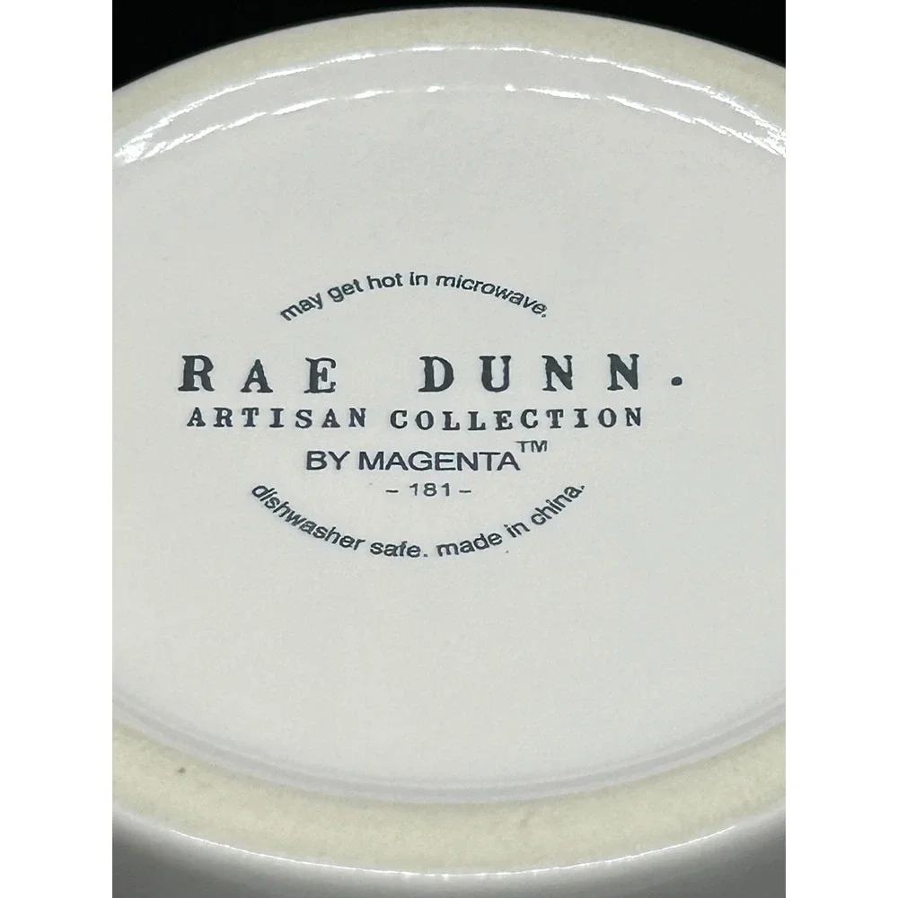 Rae Dunn Honey Jar Artisan Collection by Magenta Cream Ceramic Farmhouse Decor